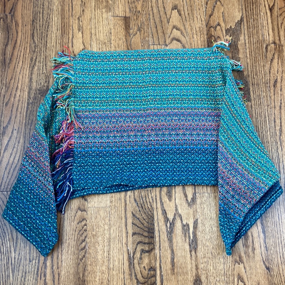 Hand Woven Infinity Shawl NWOT